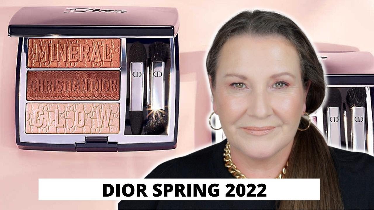 DIOR SPRING 2022 | 3 Couleurs Tri(O)blique Eyeshadow Palette | Coral Glow | Mature Makeup
