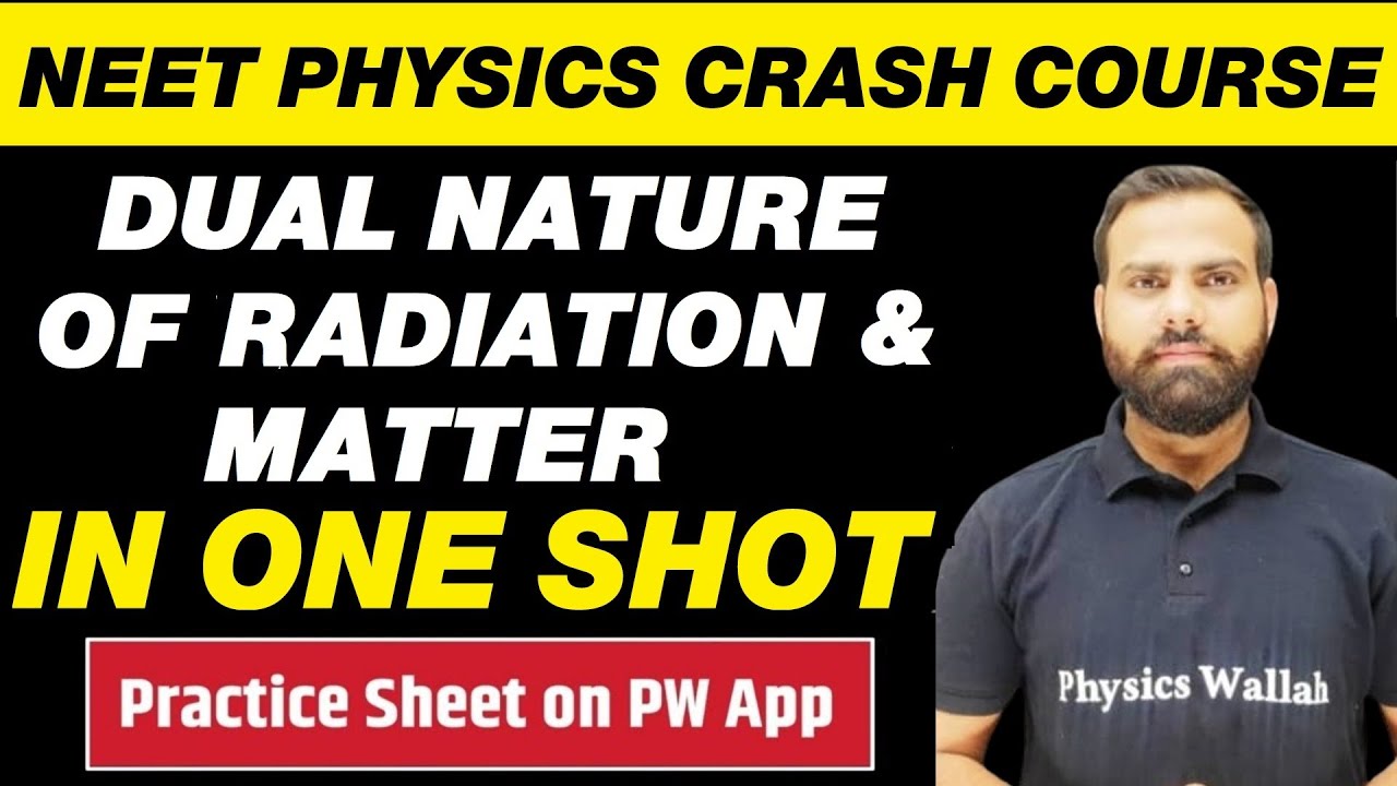 DUAL NATURE OF RADIATION & MATTER || All Concepts, Tricks and PYQs || NEET Physics Crash Course