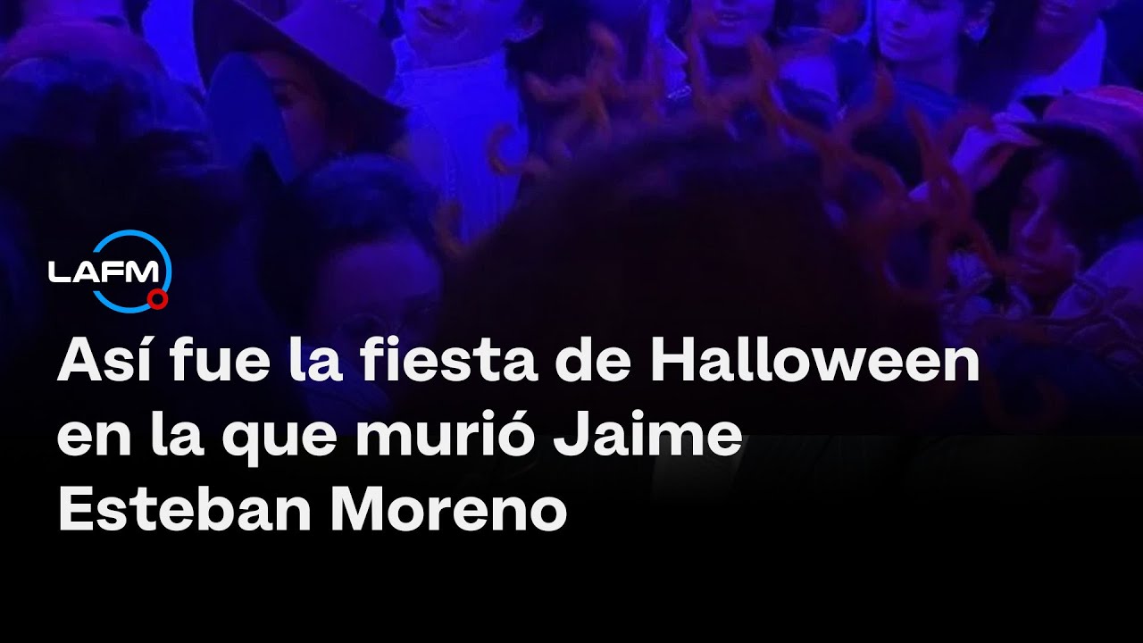 Los detalles de la fiesta la noche de halloween en la que murió Jaime Esteban Moreno