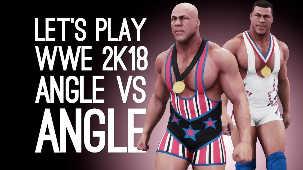 WWE 2K18 Gameplay: Young Kurt Angle vs Old Kurt Angle (Let's Play WWE 2K18)