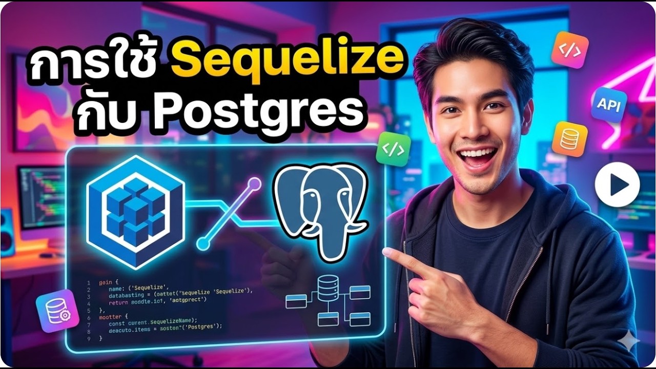 การใช้ Sequelize กับ Postgres