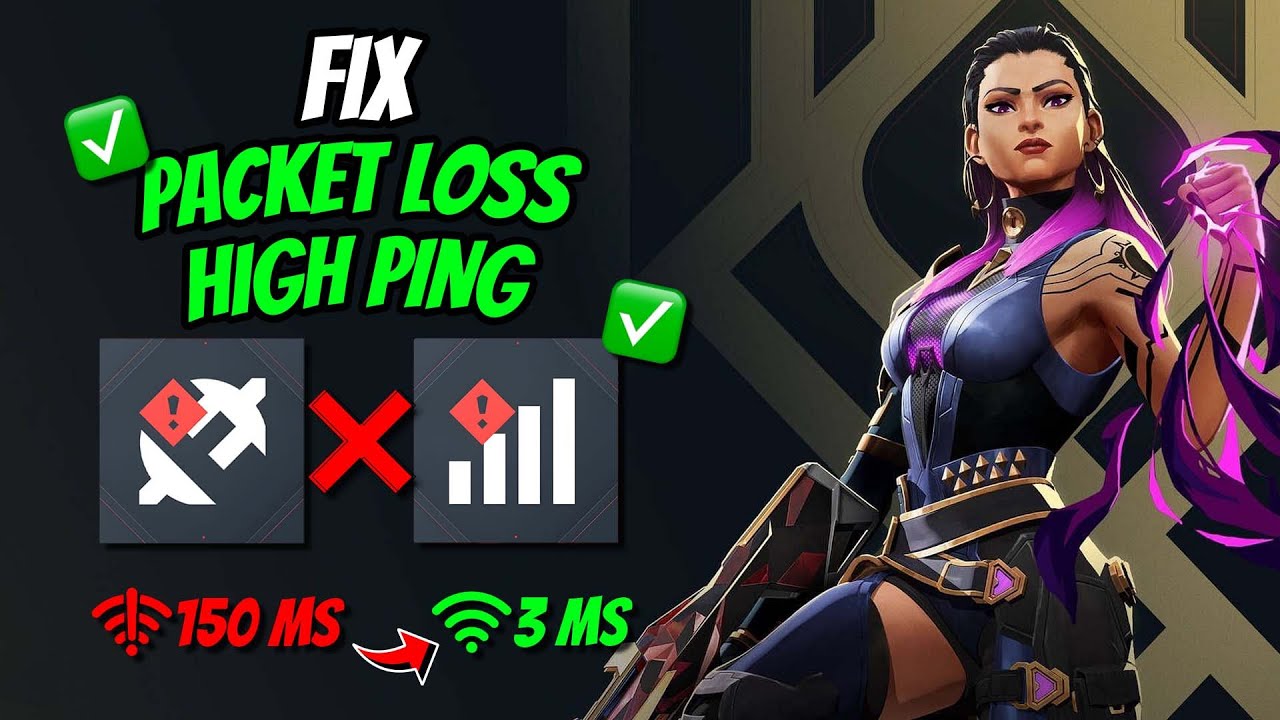 How to Fix Network Problem High Ping & Packet Loss in Valorant | Reduce Ping & Packet Loss 2025