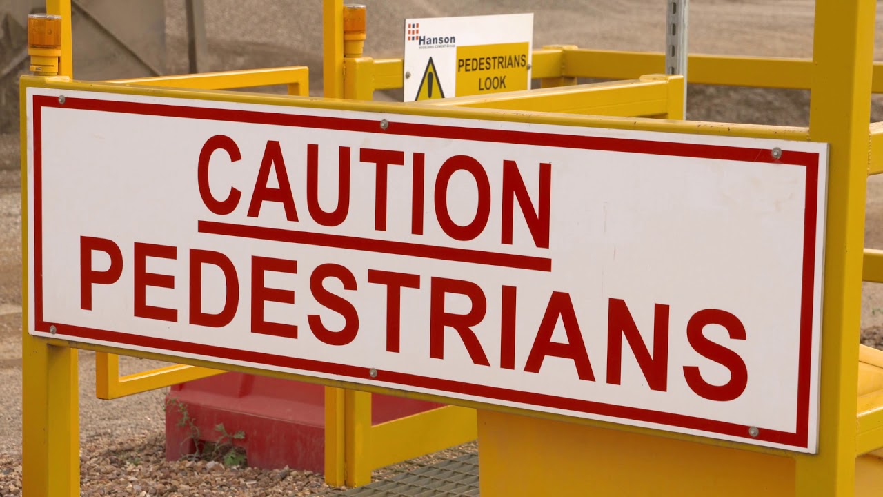 Hanson UK Mobile Pedestrian Safety zones