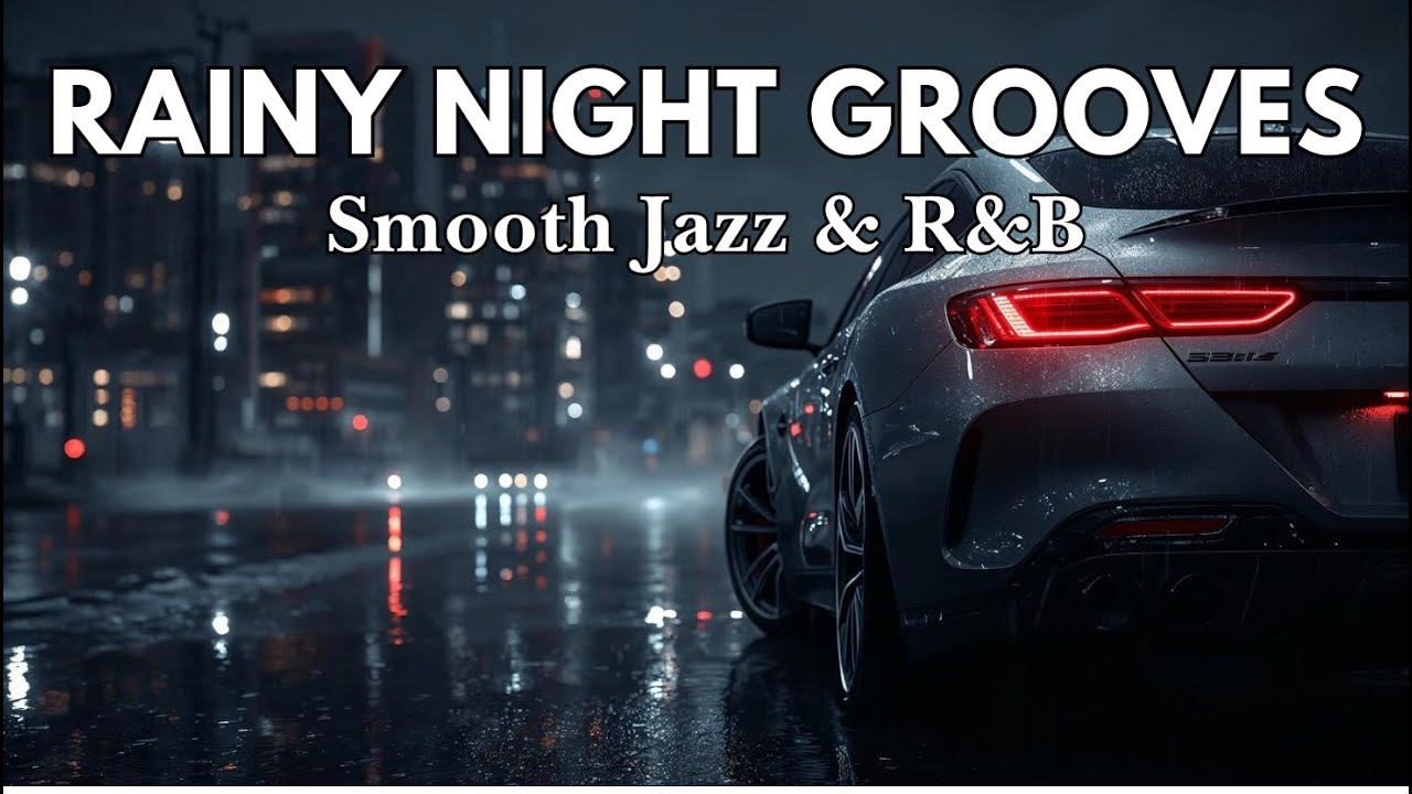 Smooth Jazz & R&B Flow &ndash; Rainy City Reflections for Night Drives