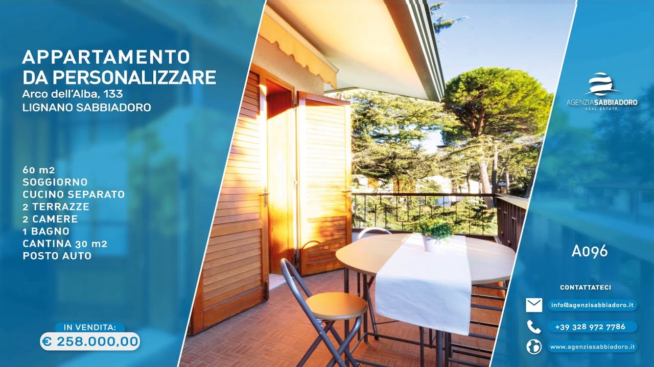 In vendita a Lignano Pineta l’Appartamento Bicamere con Potenziale da Personalizzare