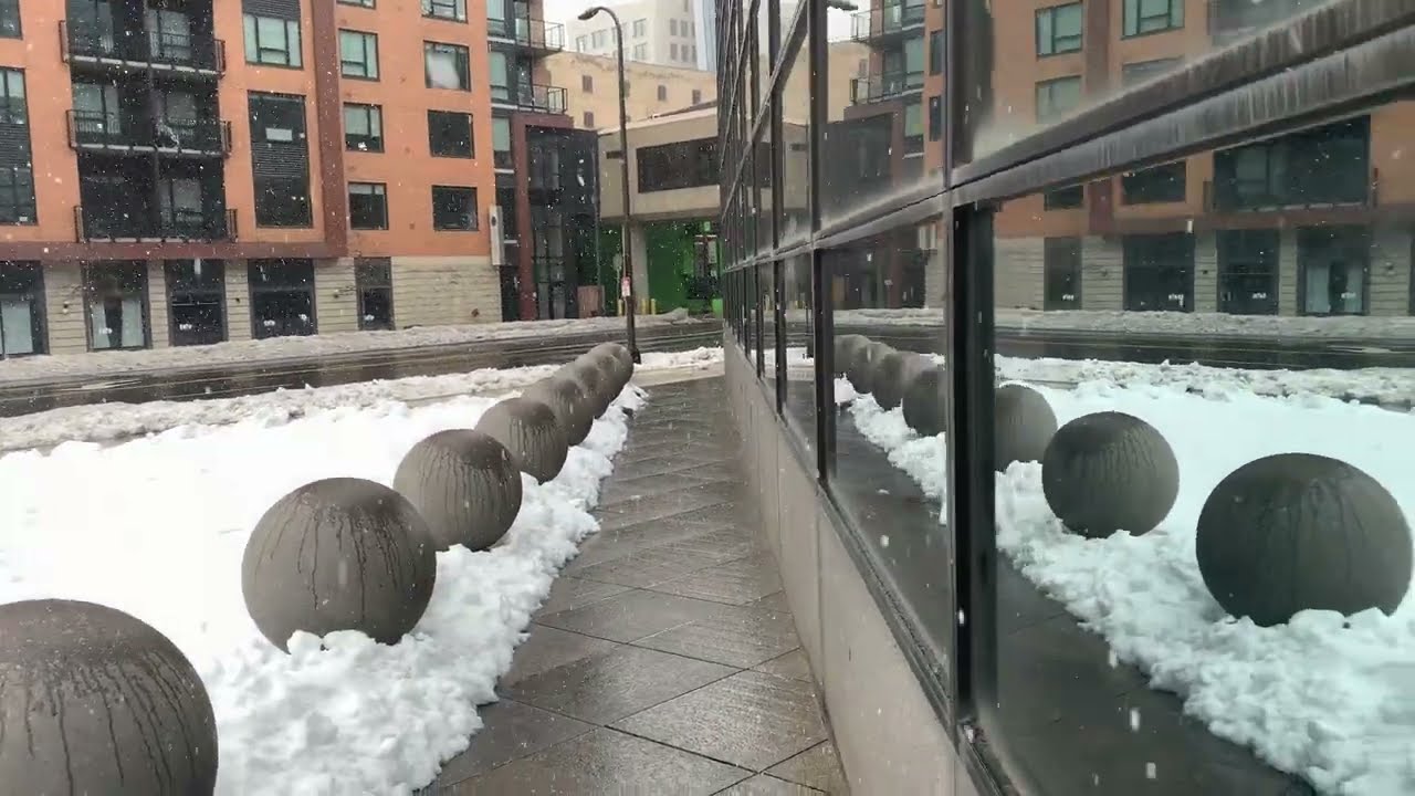 Wet and Snowy Afternoon | Downtown Minneapolis | March 2023