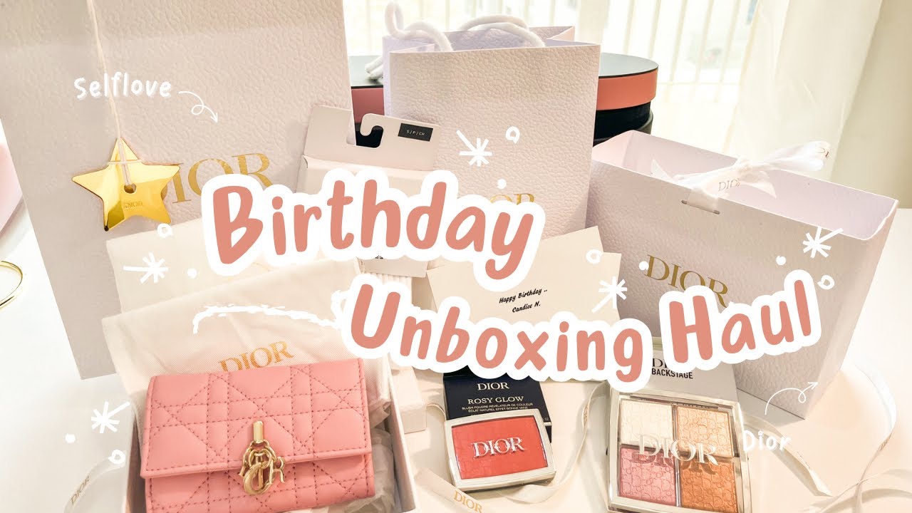 AESTHETIC and HUGE UNBOXING HAUL ✨| Dior , Dyson , Sephora 🛍️🎀🧸🤍