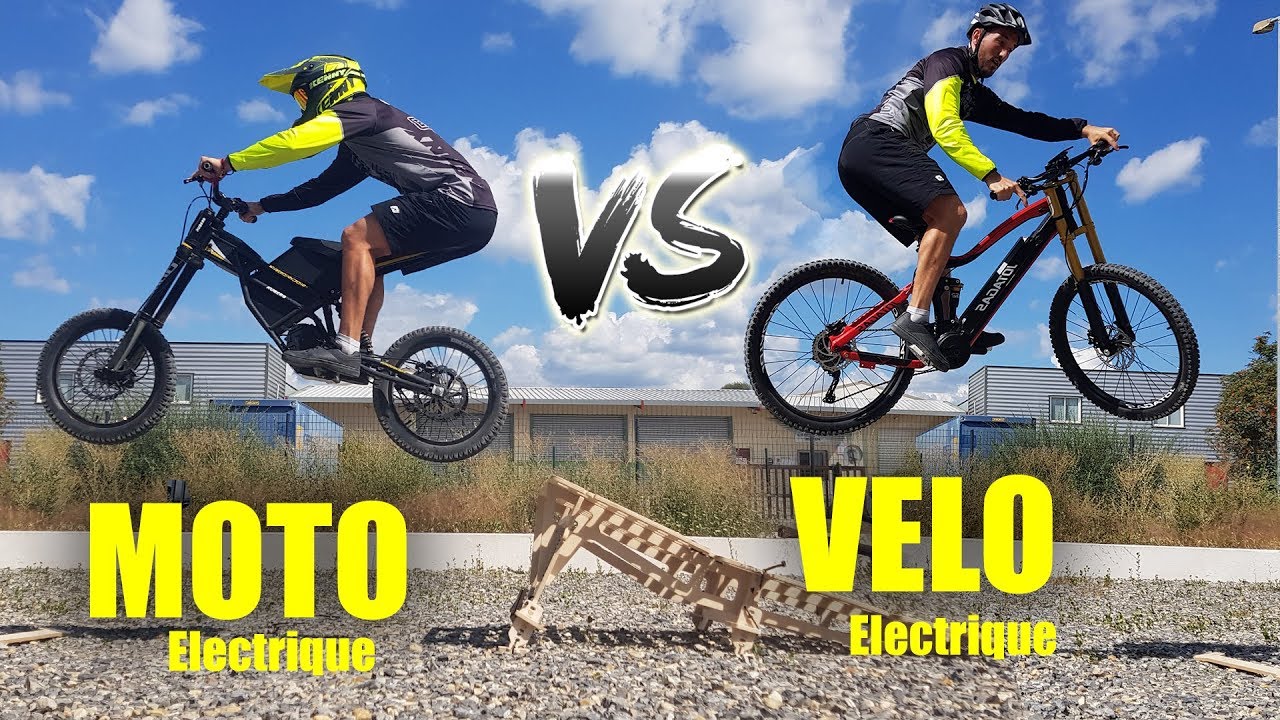 MOTO Electrique Vs VÉLO Electrique !