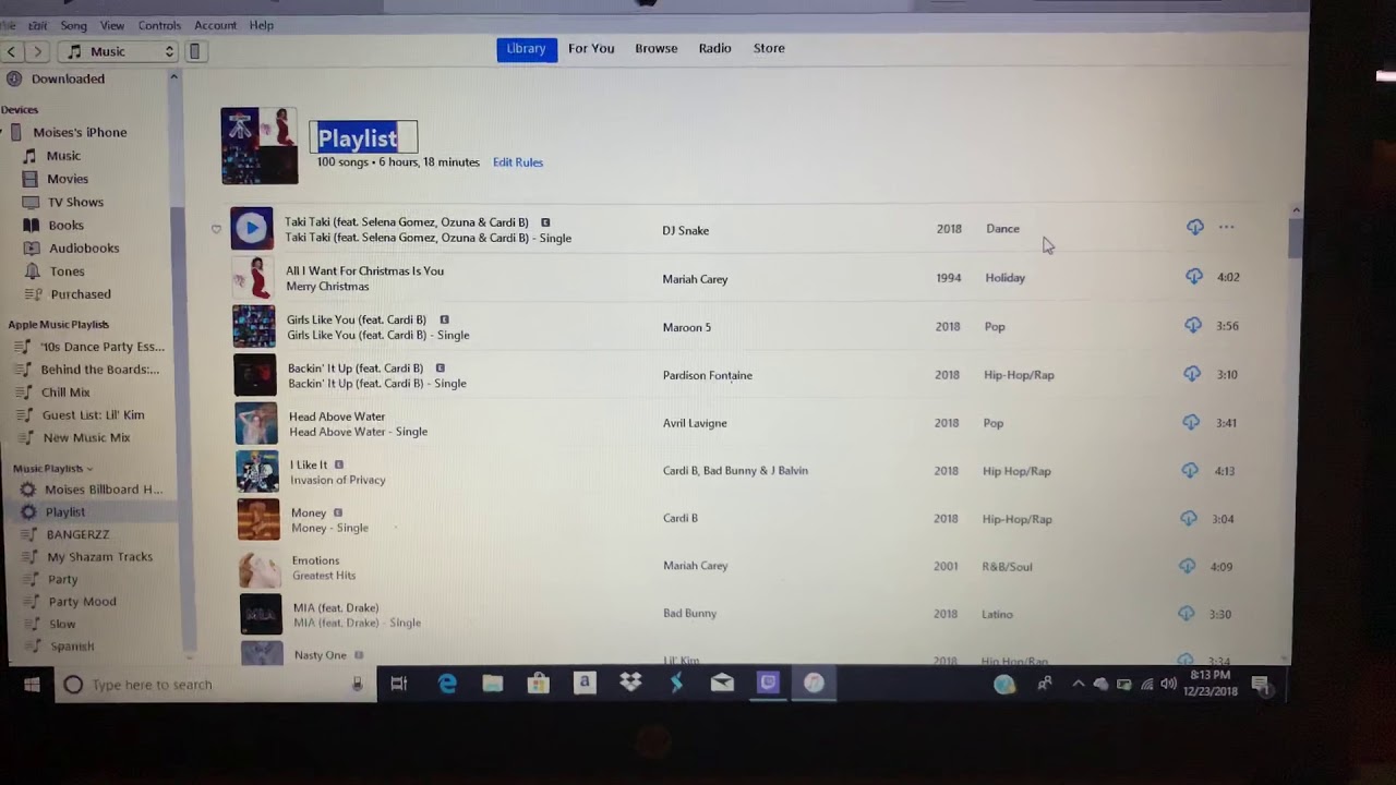 Create a ‘Top 25 Most Played’ playlist