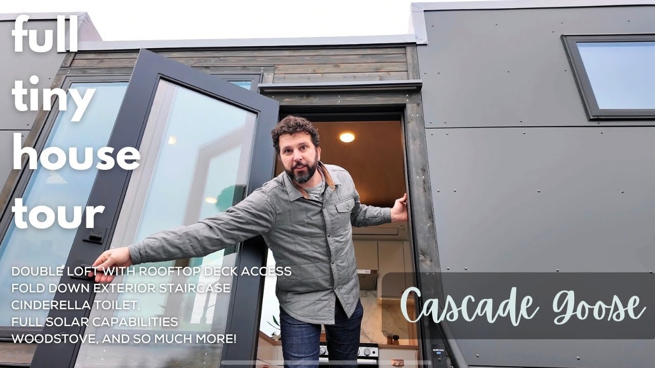 100% OFF-GRID AND A ROOF TOP DECK? ONE OF OUR MOST UNIQUE TINY HOMES TO DATE!