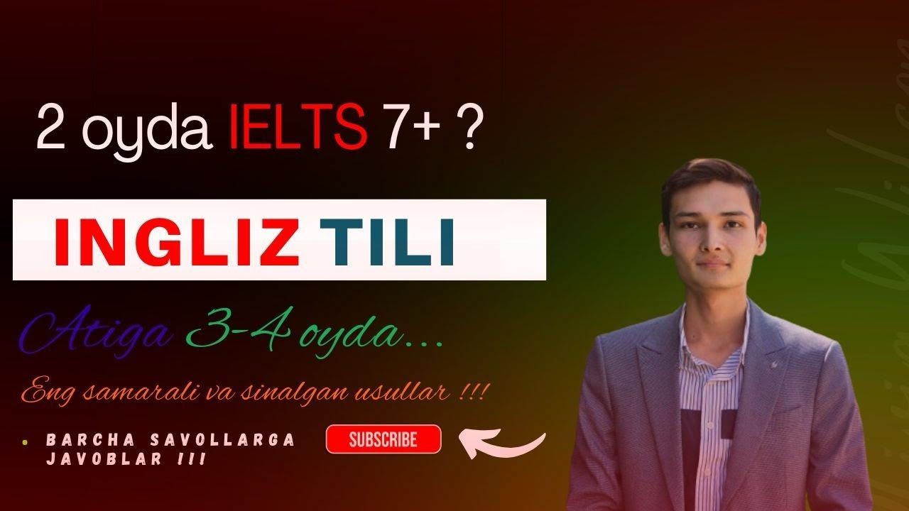 IELTS ga mustaqil uyda tayyorlanish | Sinalgan usullar !