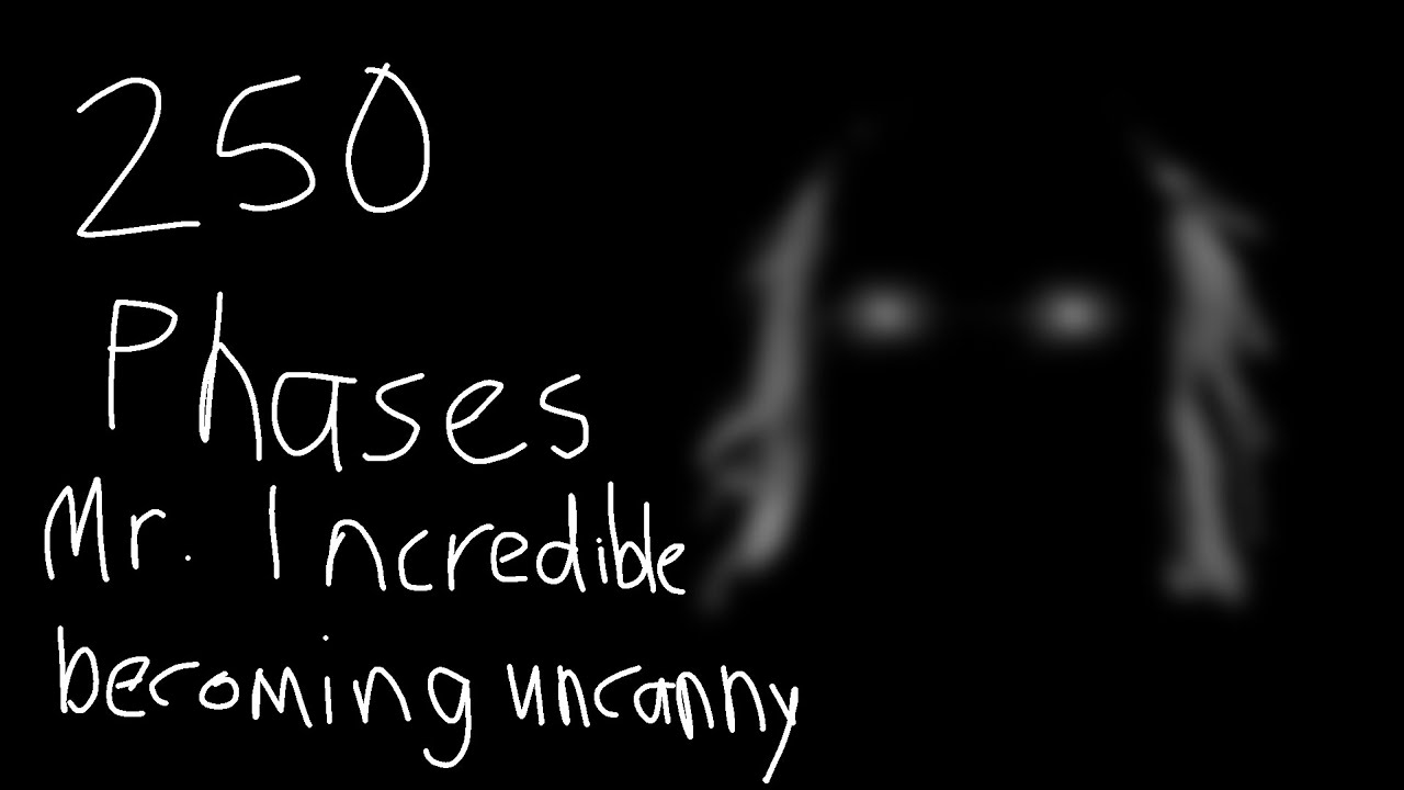 Mr. Incredible becoming Uncanny: The 250 Phase template