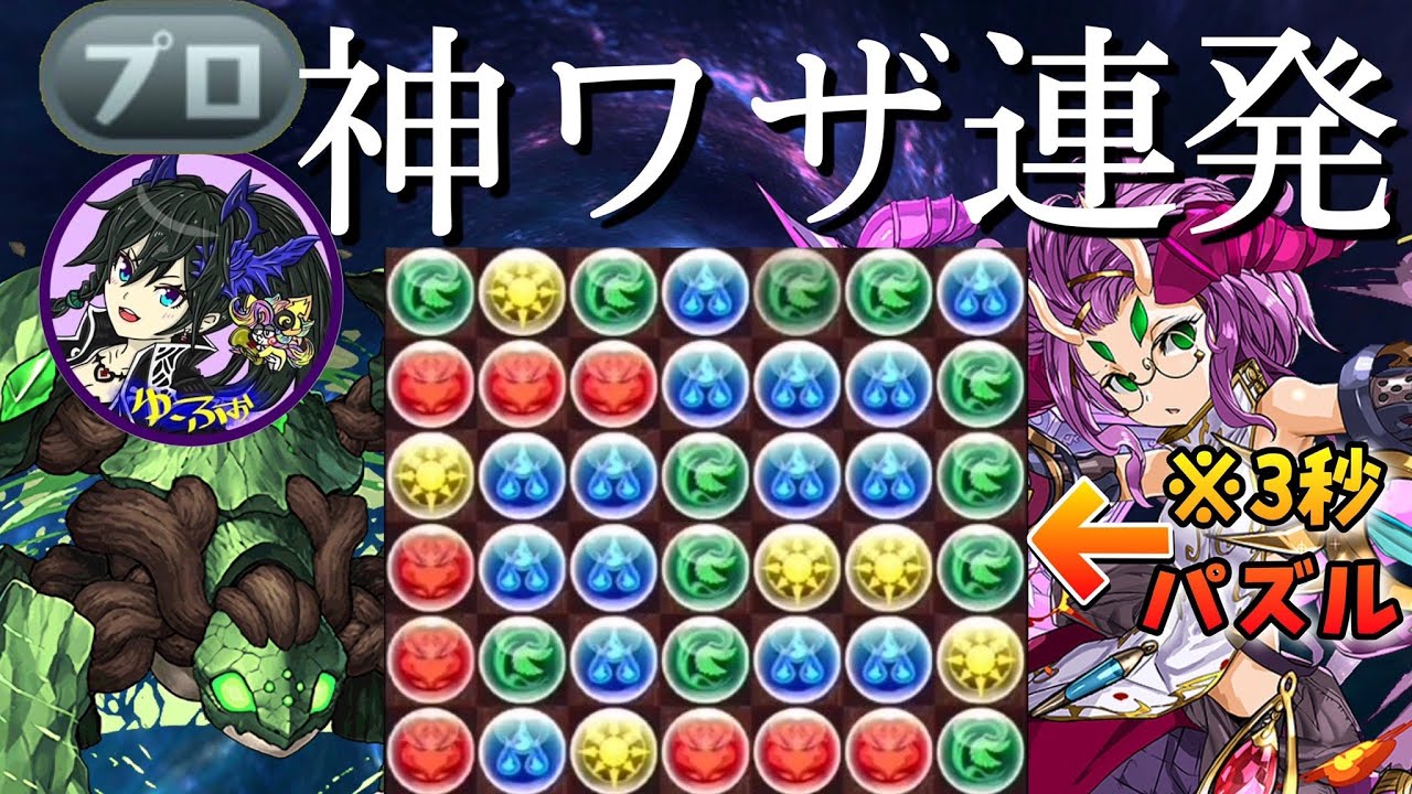 パズドラプロゲーマーによる神パズル集！！！【パズドラ】