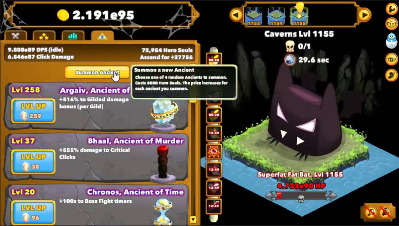 Clicker Heroes - A Guide to Ancients Part 1 - Early-Mid Game Ancients