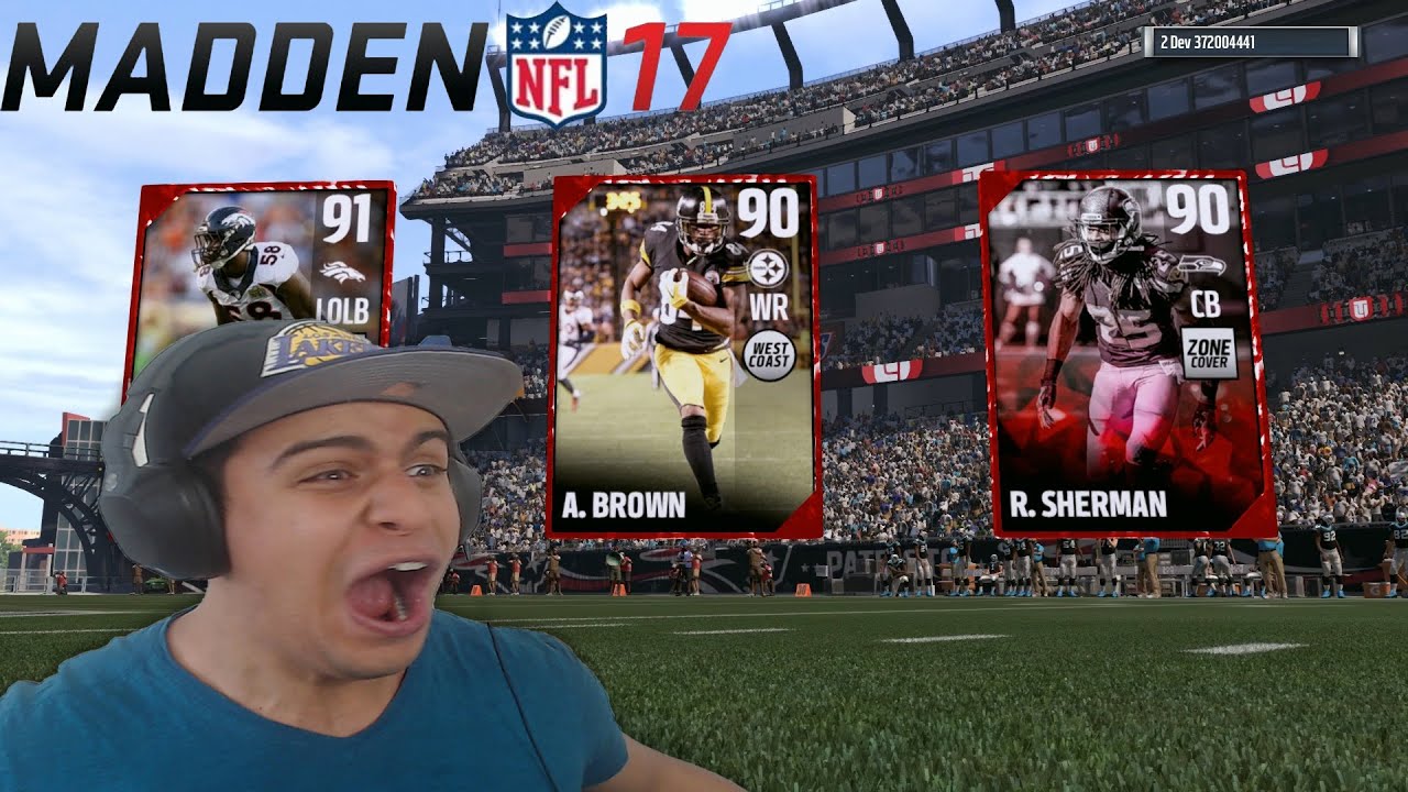 COOKIEBOY17 HAS THE BEST MUT 17 ULTIMATE TEAM EVER!!  -MADDEN 17 ULTIMATE TEAM GAMEPLAY