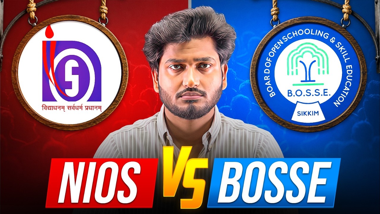 NIOS vs BOSSE 🔥 Admission, Syllabus, Passing Marks & Which Board is Easier?