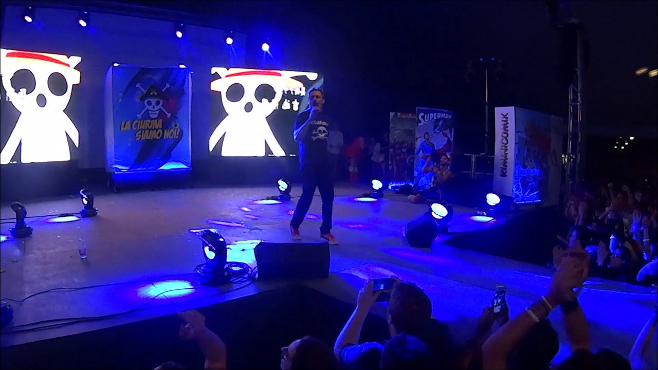 [Live] Giorgio Vanni - All'Arrembaggio + Tutti all'Arrembaggio Sigla (One Piece) @RiminiComix 2016