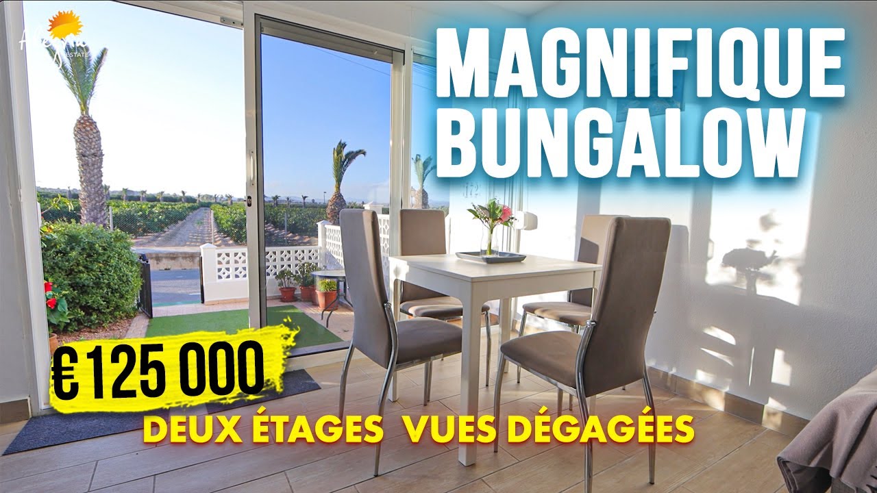 Bungalow á vendre en Espagne Immobilier Alegria | € 125 000  🔥