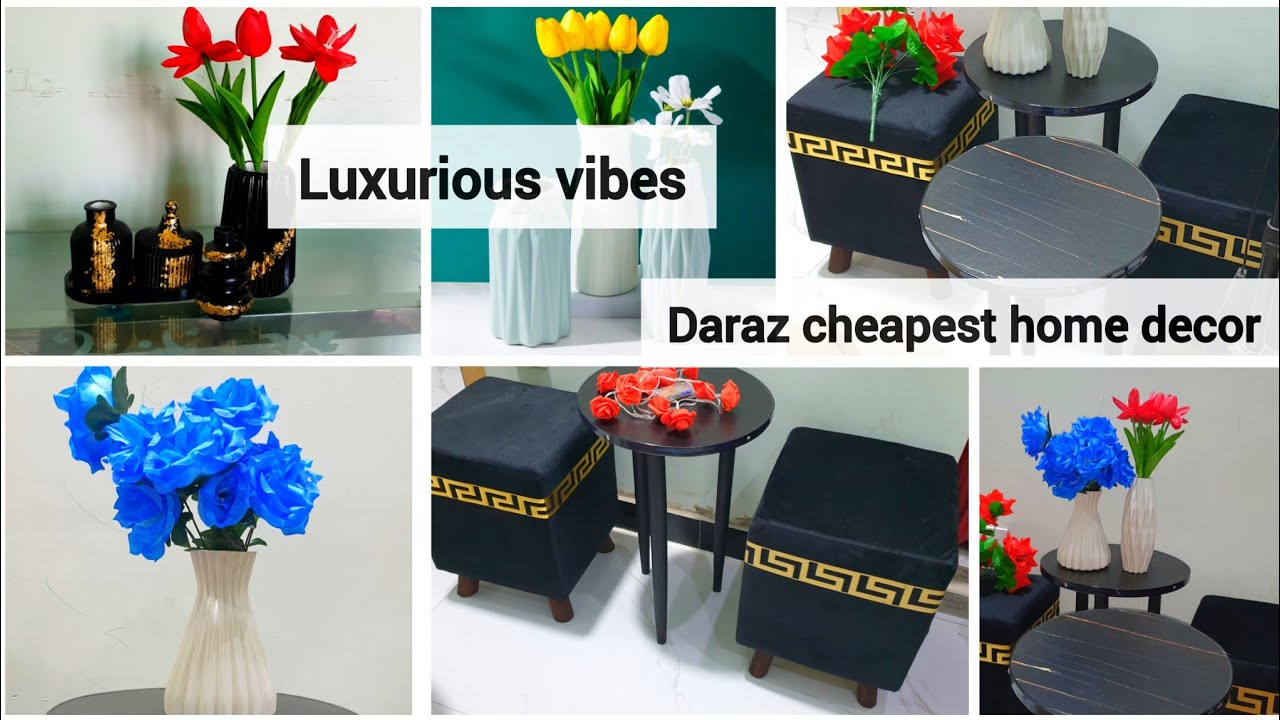 Cheapest Daraz 11 11 2025 Sale  Home Decoration Online Shopping Haul Review|Home Decoration Ottoman