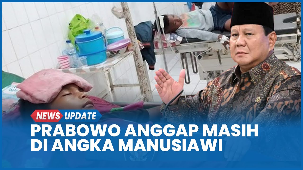 Prabowo Tanggapi Ribuan Kasus Keracunan MBG: Masih dalam Koridor Eror Manusiawi