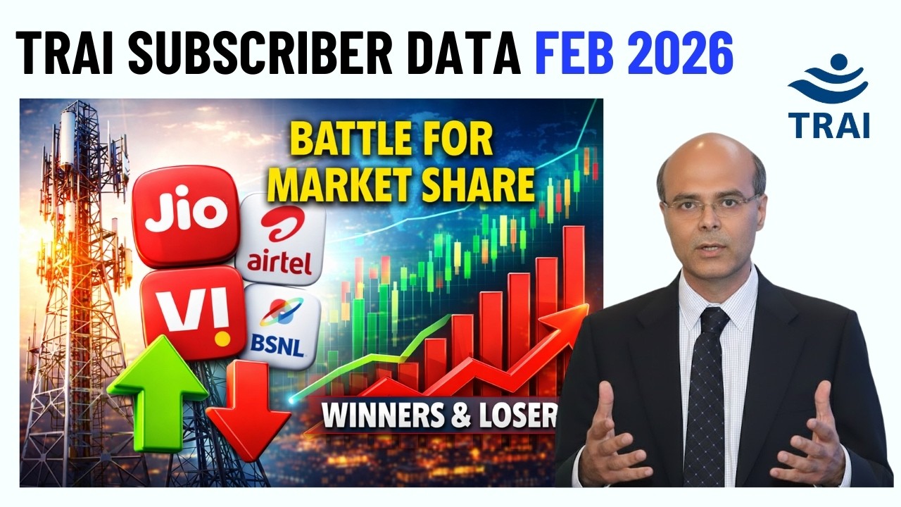 TRAI April 2026 Data Explained | Who&rsquo;s Winning the Telecom War?