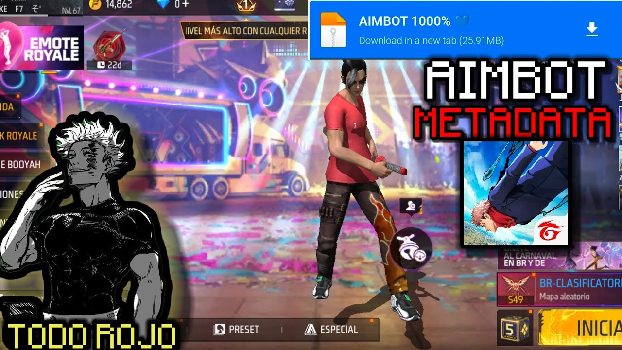 AIMBOT METADATA 🔥 PARA CUENTA PRINCIPAL ✅️ SIN RIESGO DE BAN NI BLACK LIST 🚫 LINK DIRECTO ✅️
