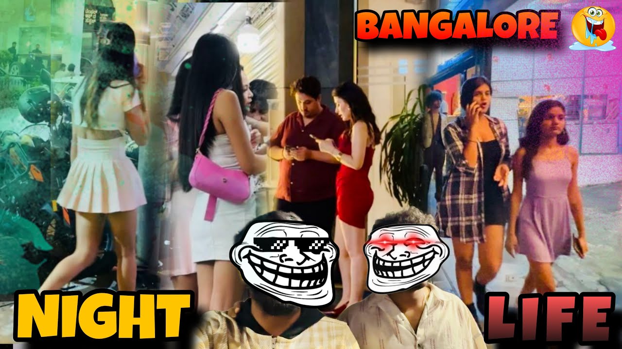 Bangalore Night Life🥵/Church Street❤️‍🔥/Mid Night Lah Ivalo croud Ah🤯/Spotted Super Cars🔥/​Bangalore