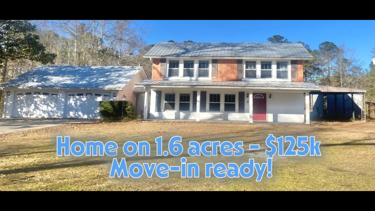 4 Homes $139.9k & less on 1.6+ acres - move-in ready!