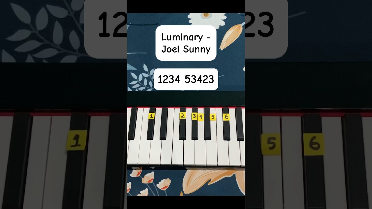Luminary - Joel Sunny (Easy Tutorial) #luminary #music #shorts
