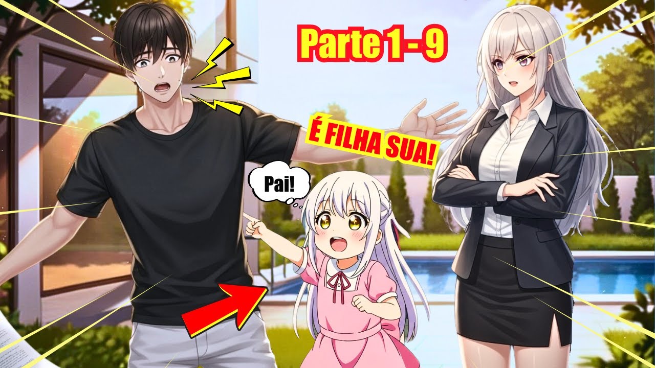 🎀Parte1- 9 | Ela me chamou de PAI.Achei que fosse ENGANO..até descobrir a VERDADE | Manhwa