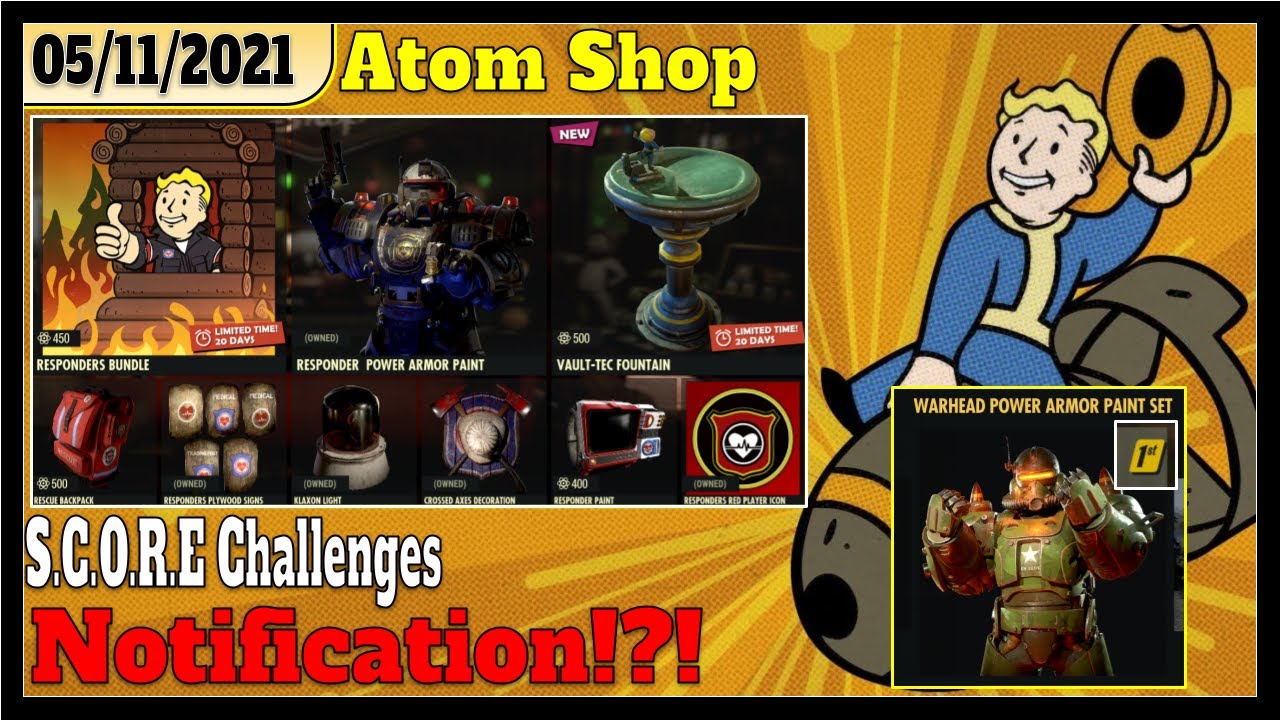 Fallout 76 Atomic Shop Returns Responders Bundle and 1 New Item!