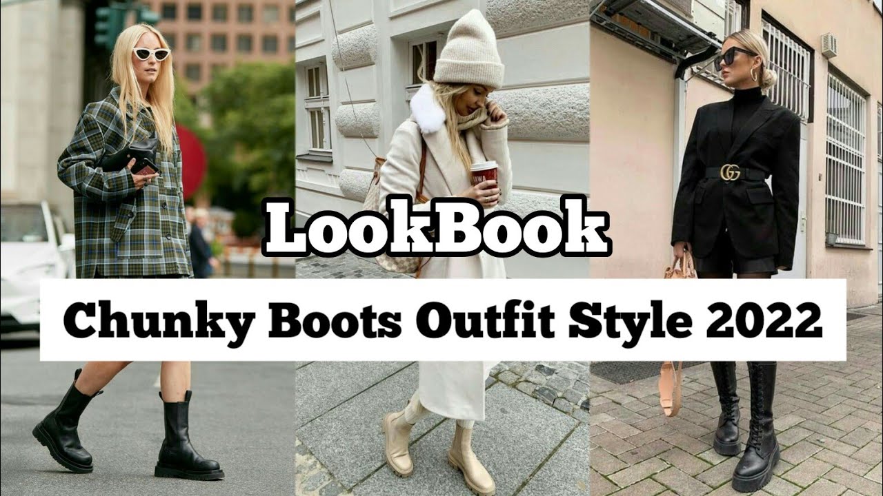 How to Wear Chunky Boots | Cool Chunky Boots Outfits Ideas | Ideas For Fall 2022 | THE TRENDY IDEAS