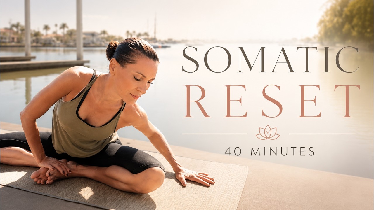 Somatic Yin Yoga Cortisol NERVOUS SYSTEM RESET for Full Body Fascia Repatterning | 40 minutes