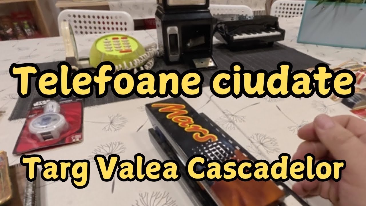 Targ Valea Cascadelor - cu prietenul @Aventurasicomori . Noi achizitii pentru colectii - Telefoane