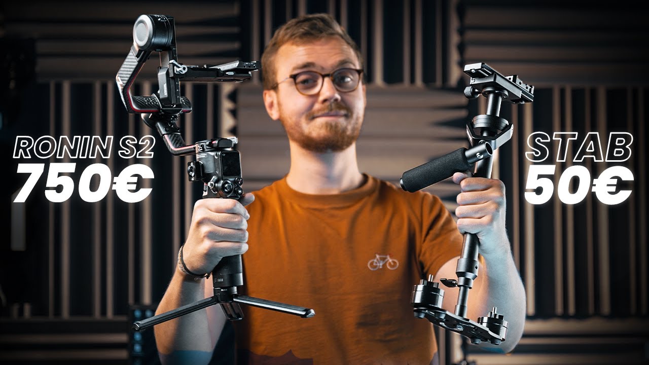 STABILISATEUR À 50€ VS GIMBAL À 750€