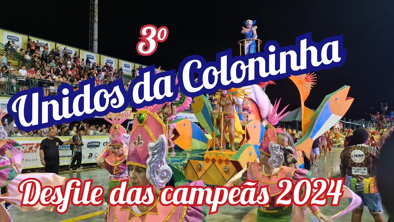 Desfile das campeãs, unidos da coloninha 13/02/24
