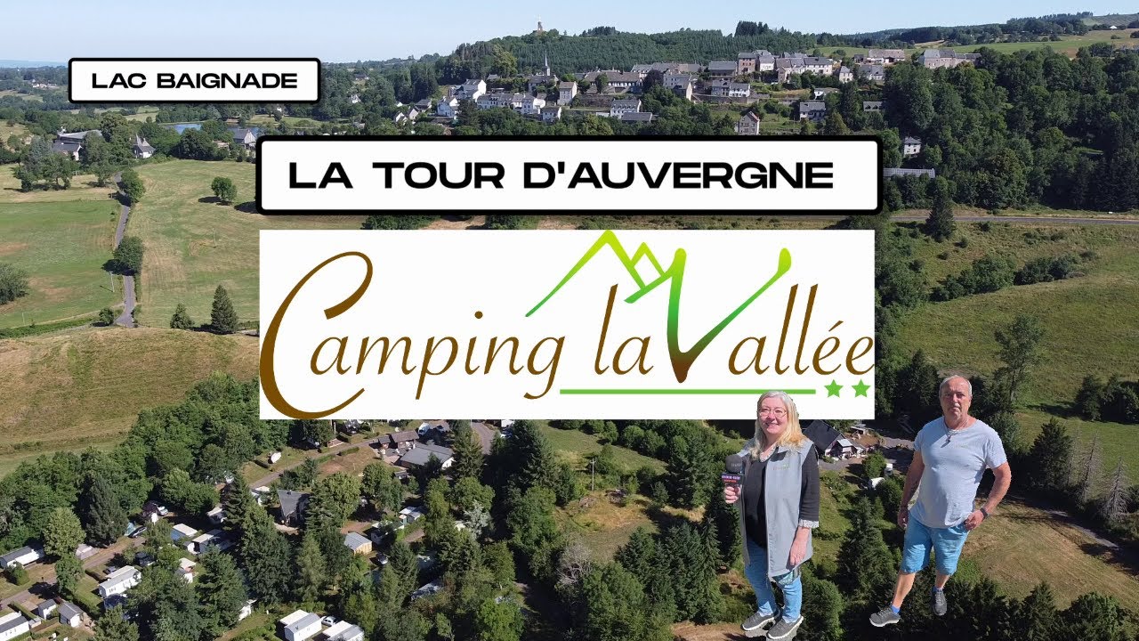 Un cadre verdoyant et reposant au Camping La Vallée à La Tour d'Auvergne
