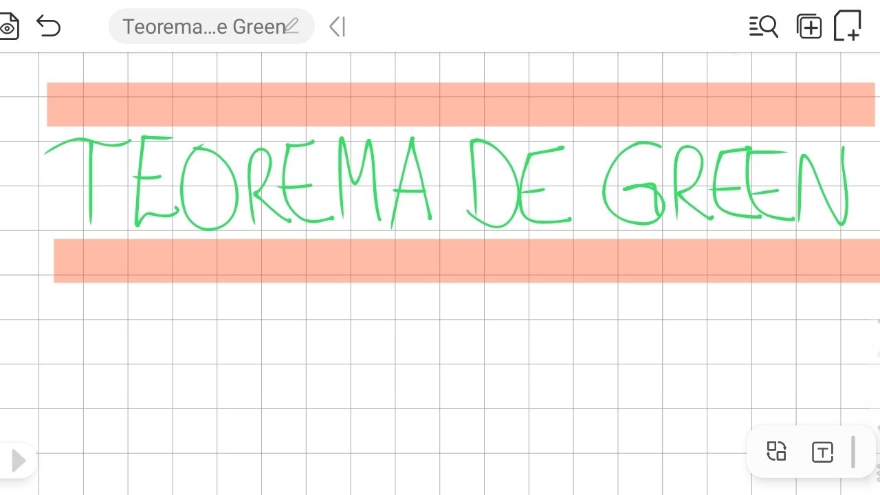 Teorema de Green (explicación)