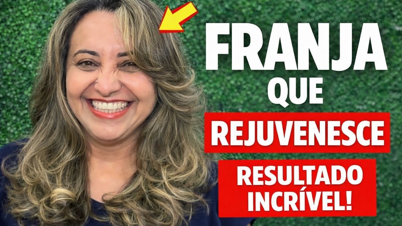  Franja que rejuvenesce: corte passo a passo que transforma o rosto