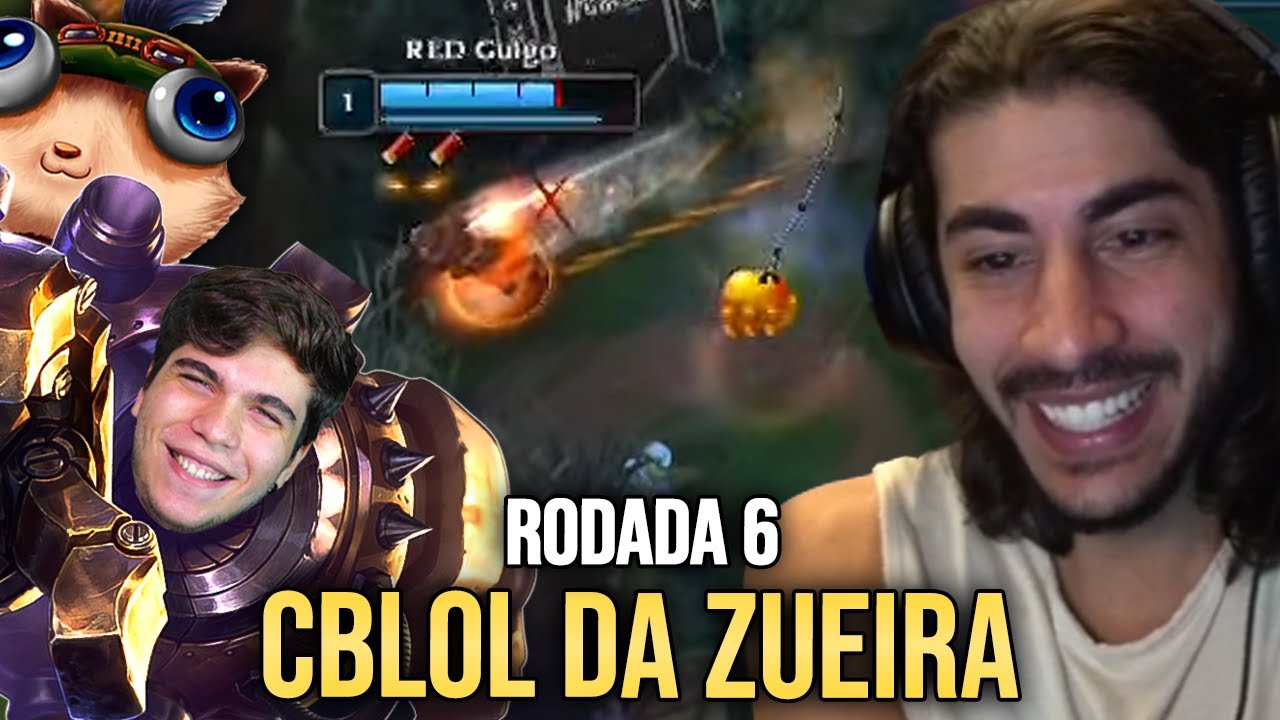 BAIANO REAGINDO AO BRONZIOCRE: CBLOL DA ZUEIRA RODADA 6 | React
