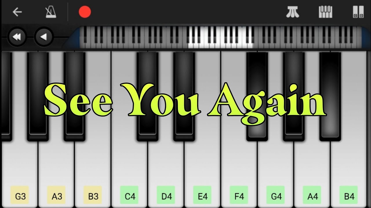 Wiz Khalifa - See You Again ft. Charlie Puth &bull; Easy Tutorial &bull; Perfect Piano