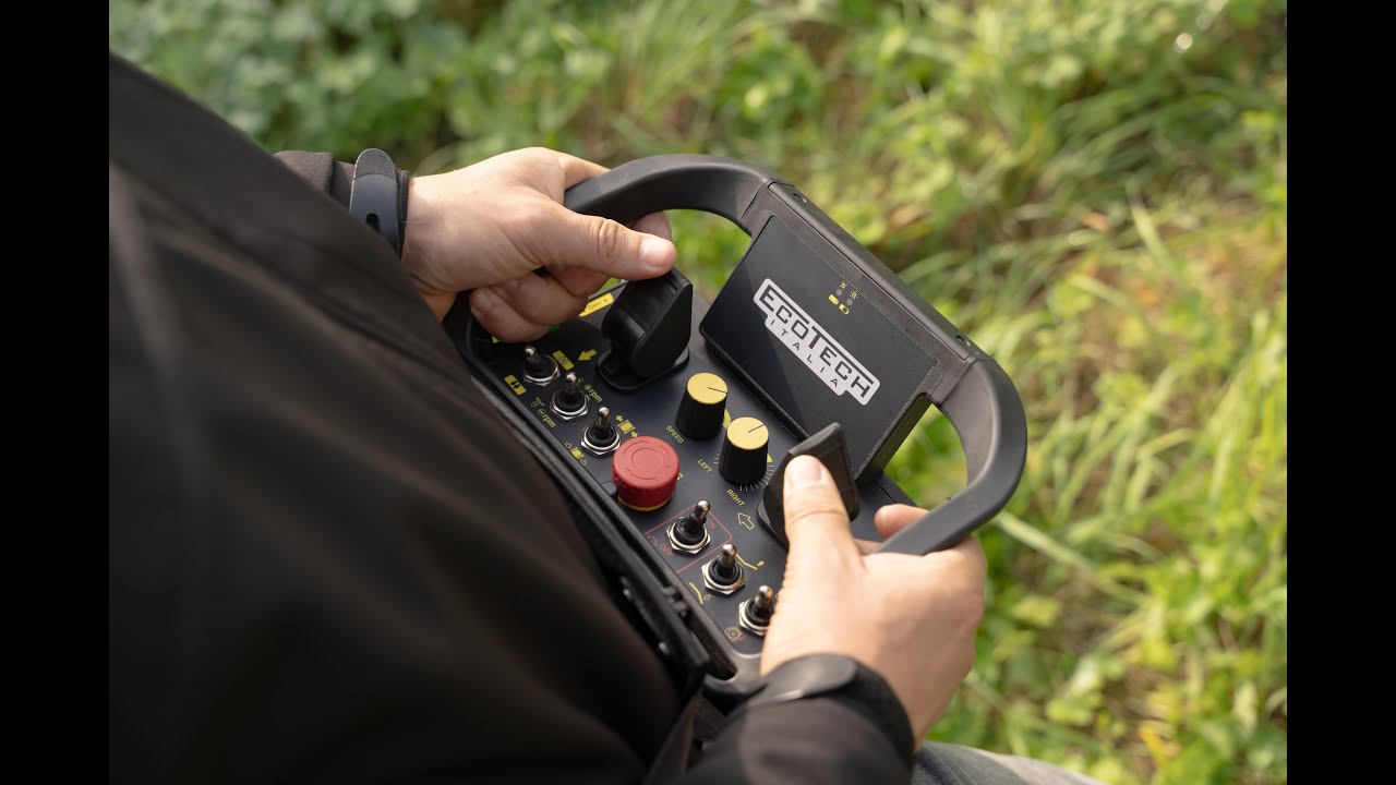 PJN Joystick Model for brush cutting application | AUTEC