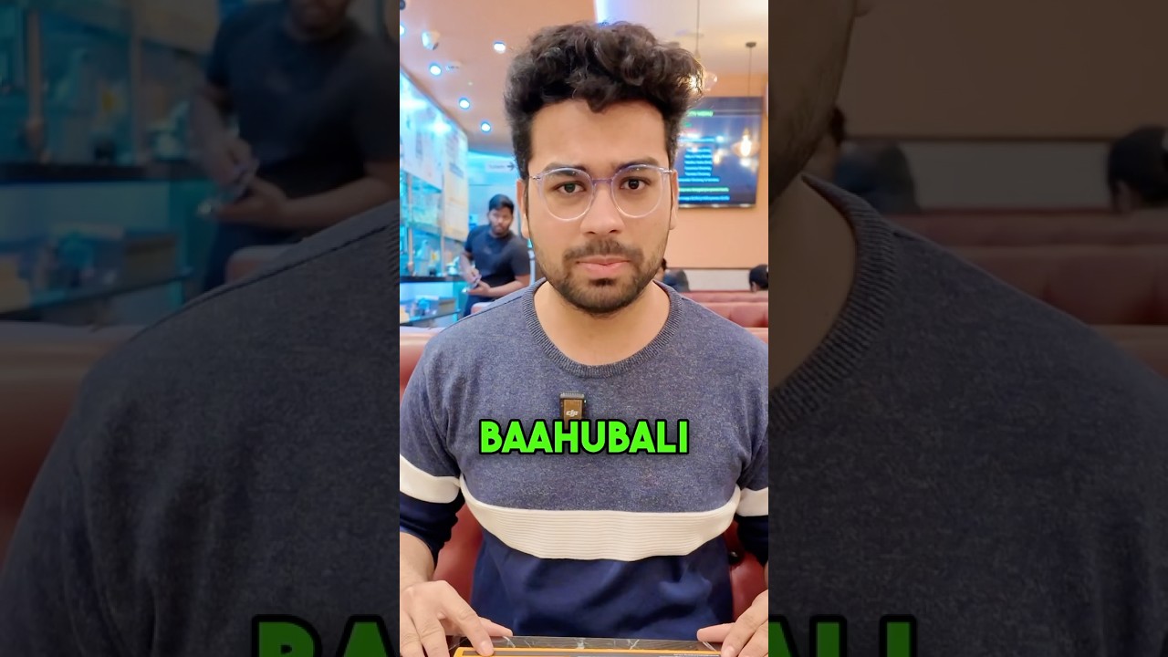 I tried Baahubali Dosa 😮&zwj;💨