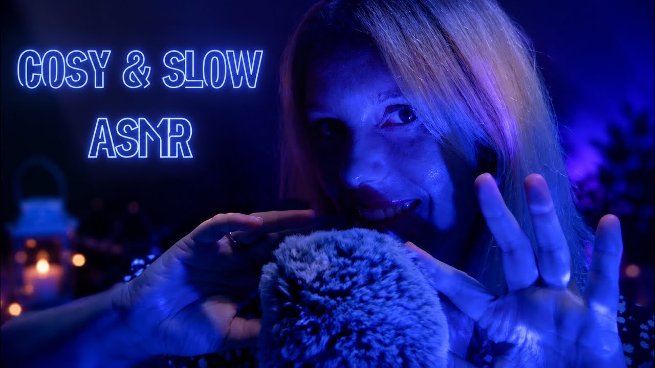 ASMR FR 🥱 Cosy & Slow ASMR (lumière tamisée, chuchotement très lent et papouilles bonnette)