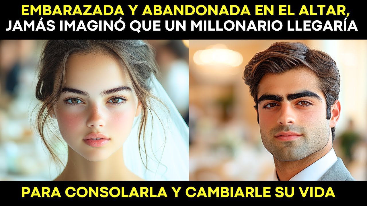 EMBARAZADA Y ABANDONADA EN EL ALTAR, JAMÁS IMAGINÓ QUE UN MILLONARIO LLEGARÍA PARA CONSOLARLA