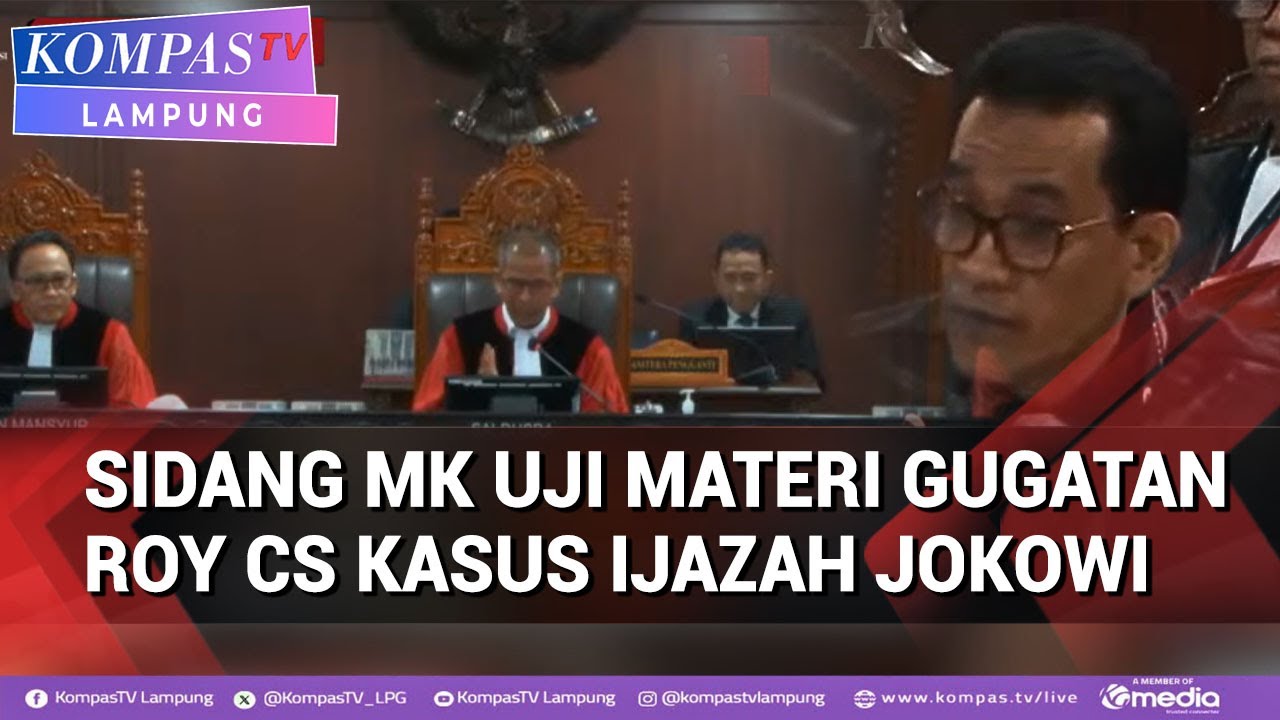 Sidang MK Uji Materi Gugatan Roy Suryo Cs Kasus Ijazah Jokowi
