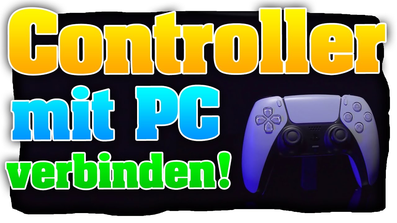 PS5 Controller mit PC verbinden! DualSense Controller per Kabel / Bluetooth mit Computer verbinden!