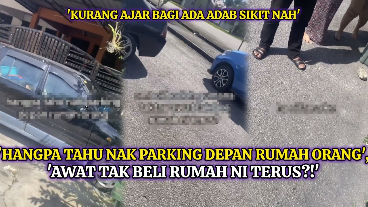 DAH 4 TAHUN SABAR! WANITA BENGANG JIRAN PARKIR DEPAN RUMAH, ASAP MASAKAN NIAGA TAK TERURUS