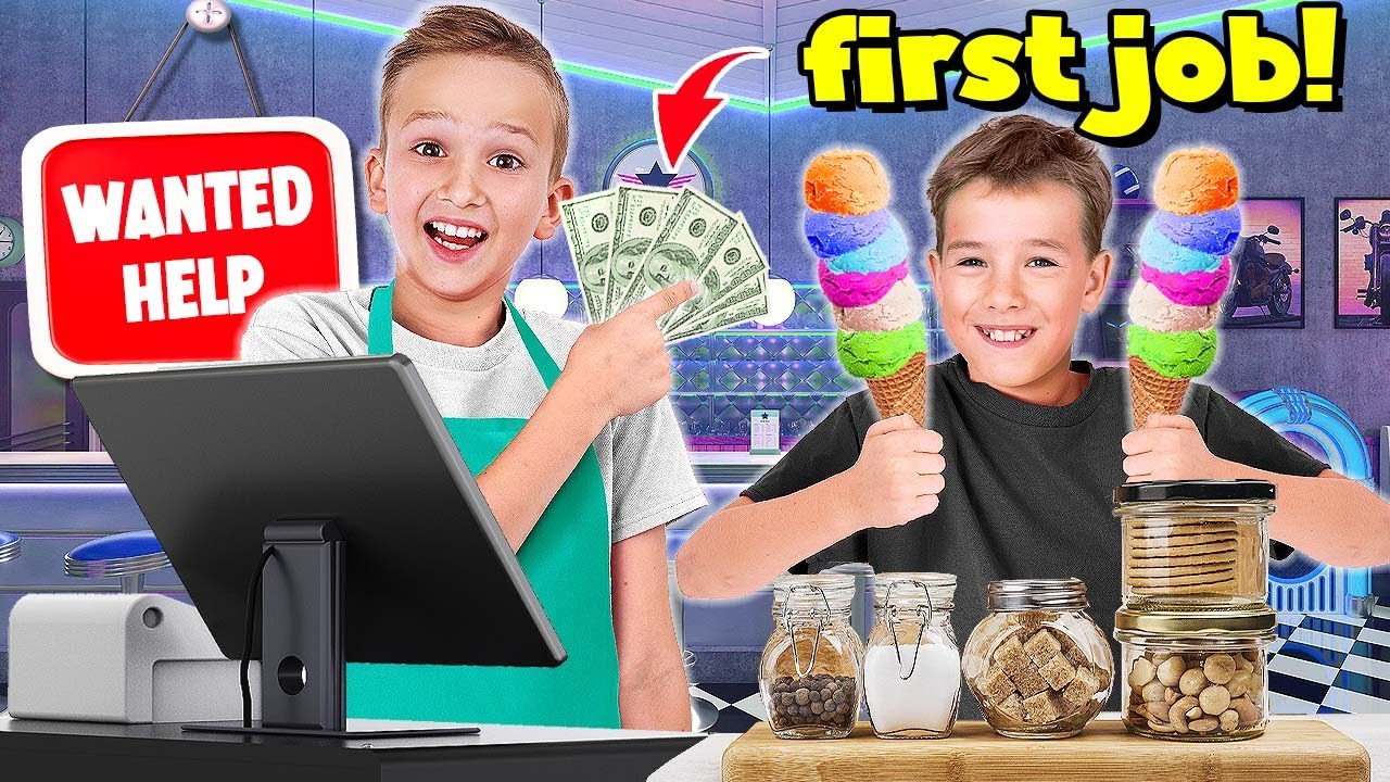 МОЯ ПЕРВАЯ РАБОТА! 24 часа в фургоне с мороженым!