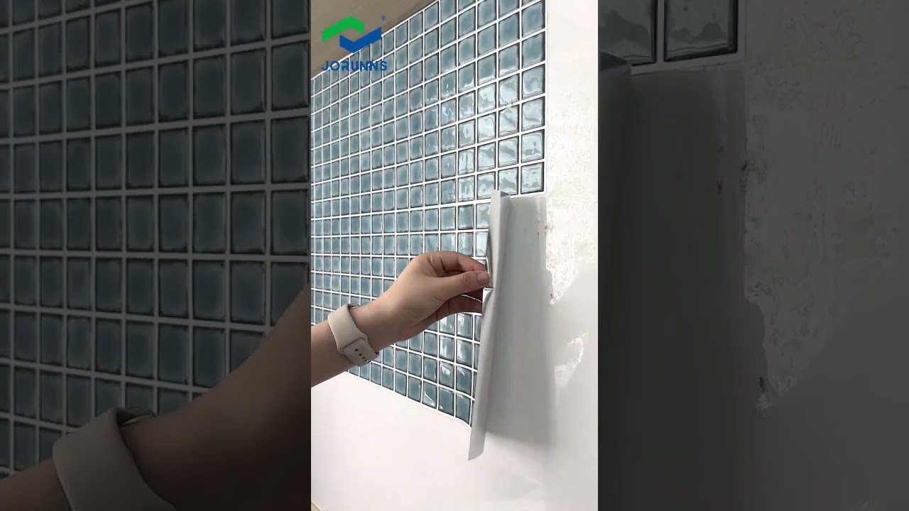 How to Use Peel and Stick Mosaic Wall Tiles | Easy DIY Installation 